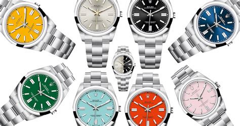 rolex color chart.